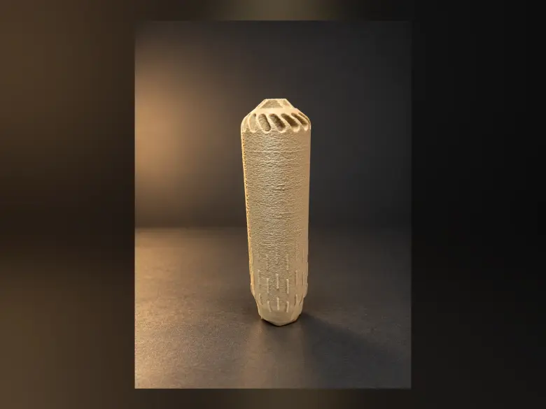 Vista de Carcasa táctica 3D para airsoft